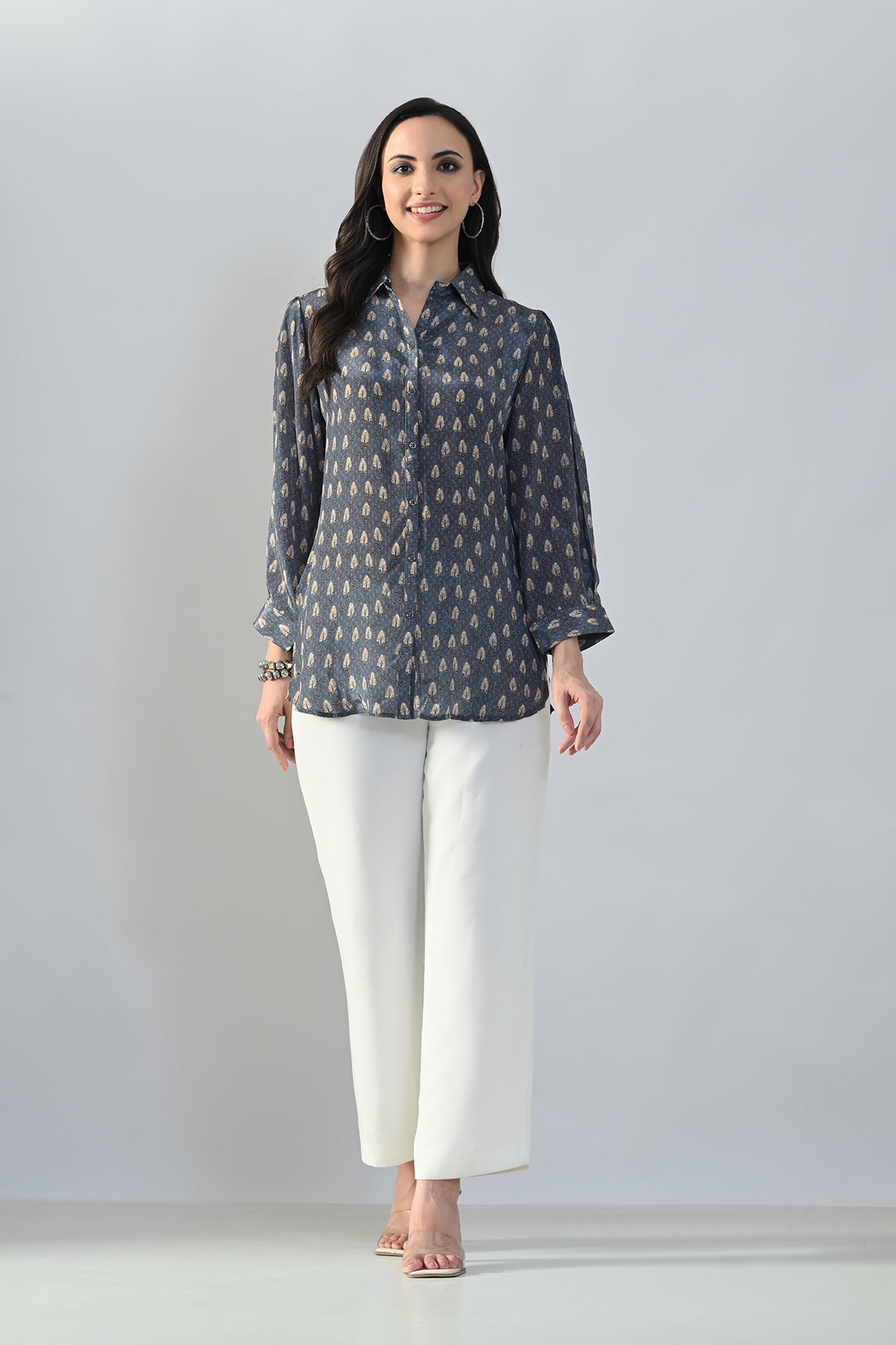 SABHYATA LADIES WESTERN KURTI 1PCS 258PSK2433 GREY