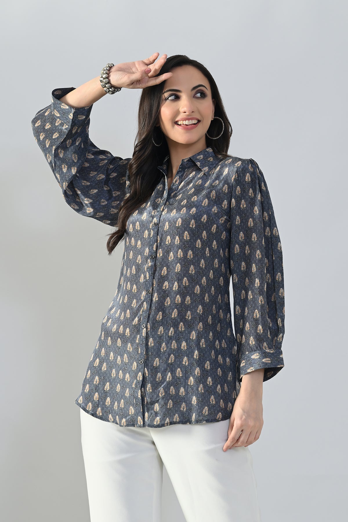 SABHYATA LADIES WESTERN KURTI 1PCS 258PSK2433 GREY