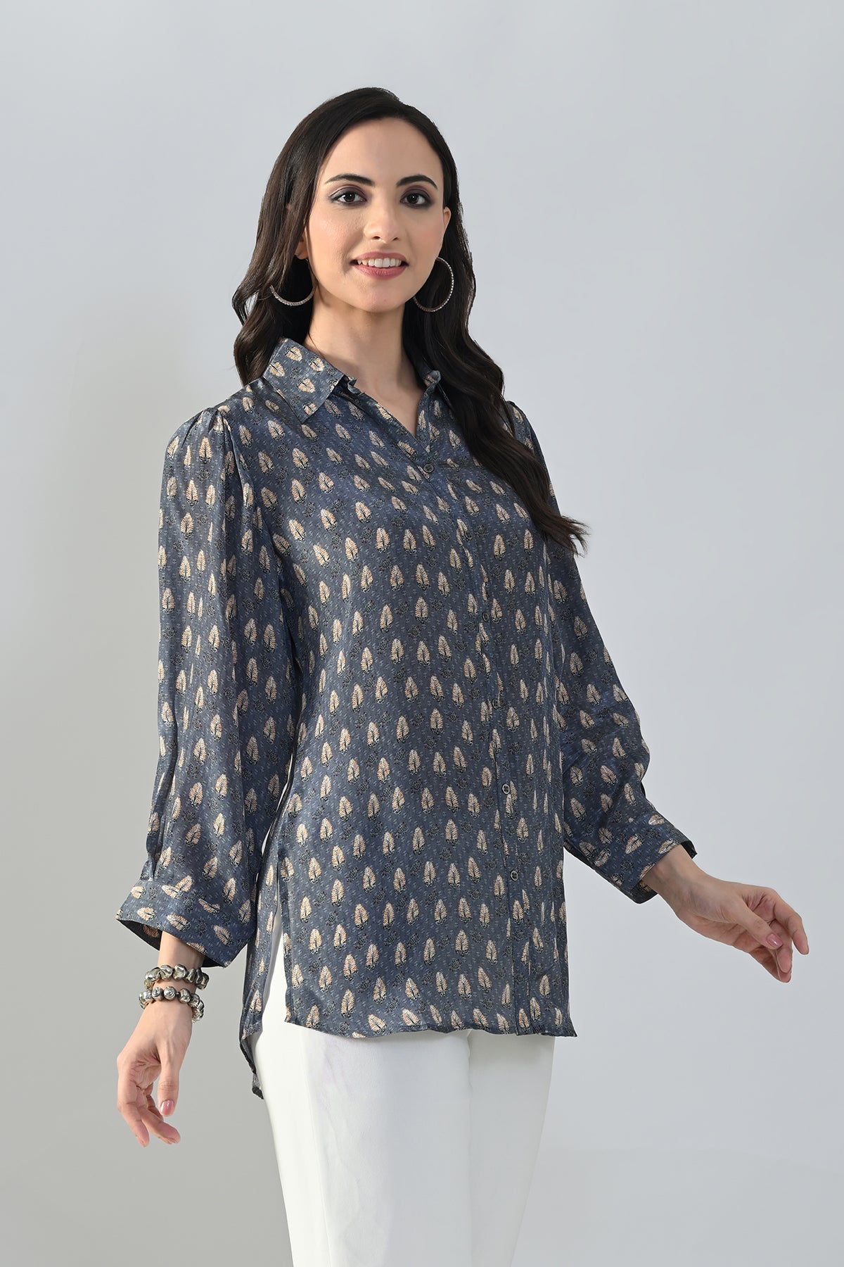 SABHYATA LADIES WESTERN KURTI 1PCS 258PSK2433 GREY