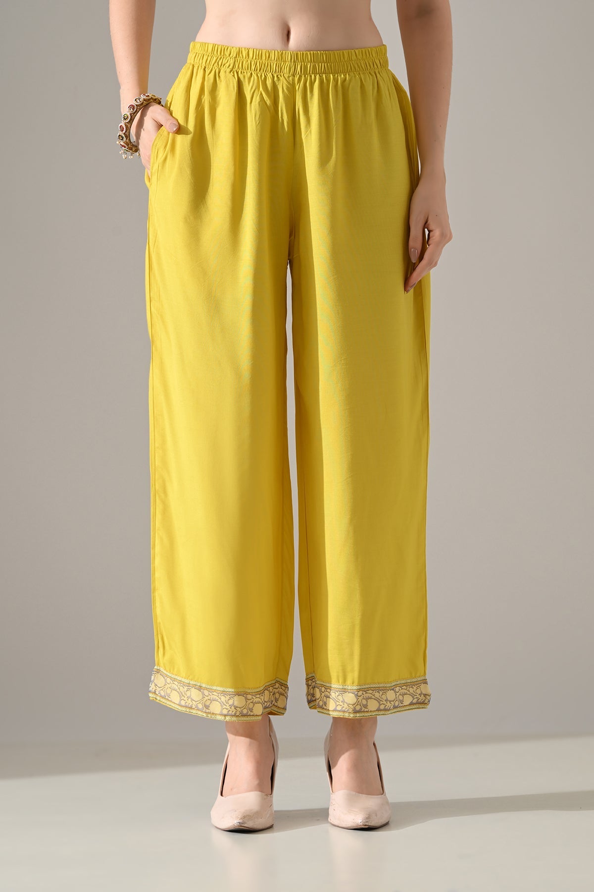 Mustard Printed Kurta Set