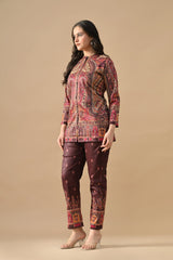 Winter Multi Printed Woven Co-Ord Set