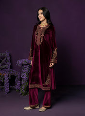 LAKSHITA LADIES WESTERN W KURTI 3PCS SET VL0213 9 MAROON
