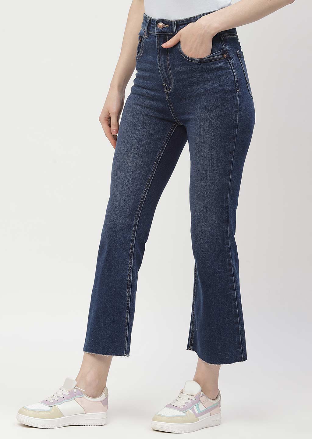 Madame Ladies Western Jeans M4Sc24210 386 Dark Blue