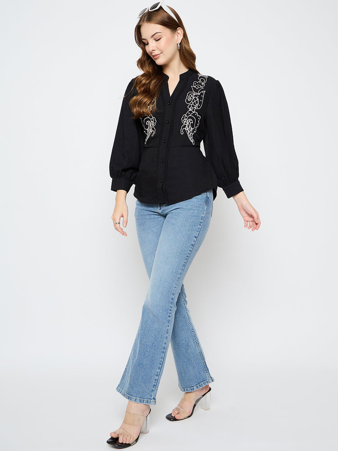 Madame Ladies Western Top