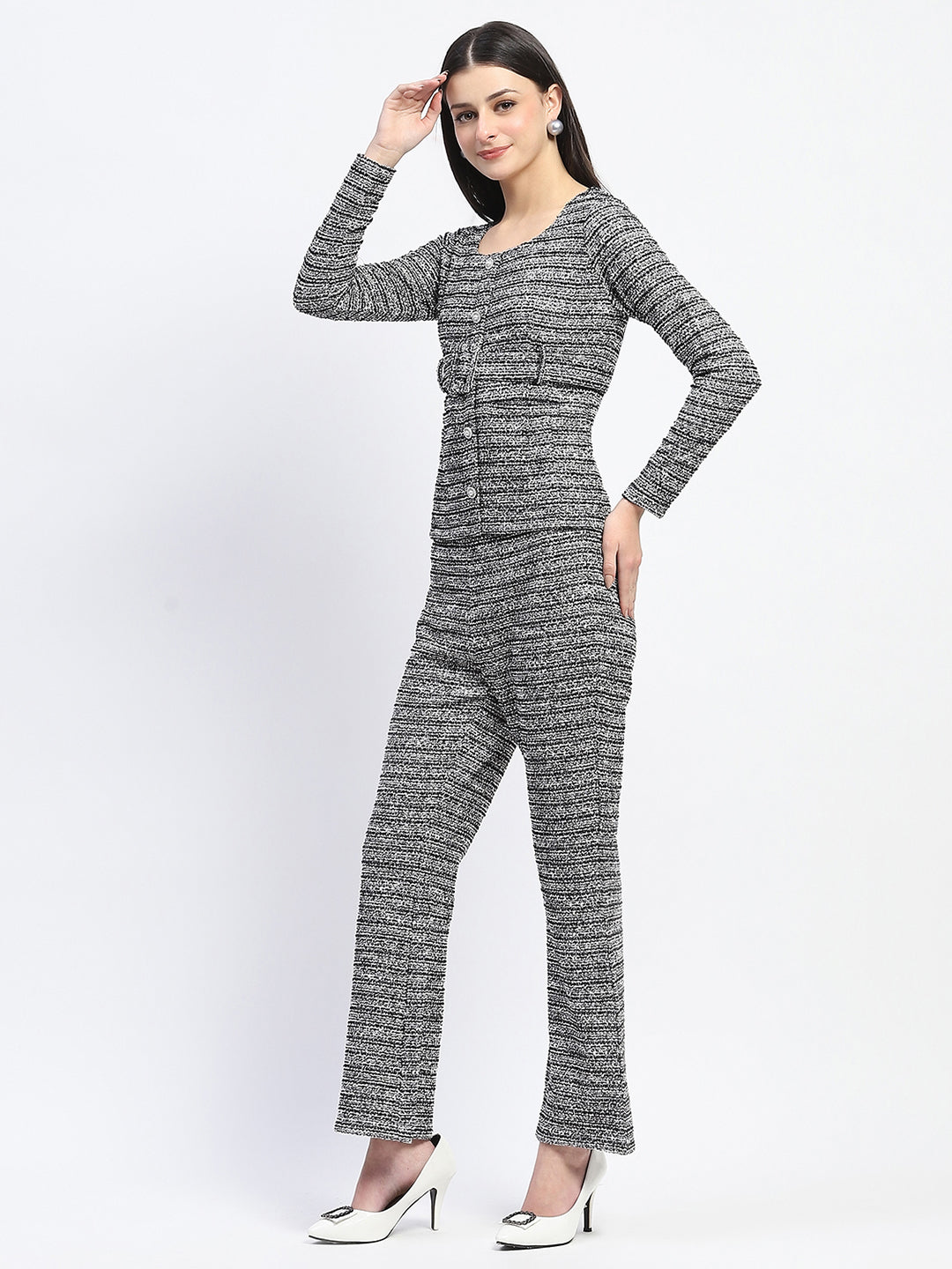 Madame Ladies Western Woolen Dress M4W34043 002 Black