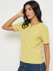 Madame Ladies Western Top H/S M5S11001 048 Mustard