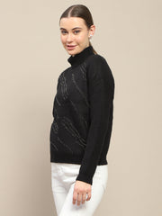 Madame Ladies Western Woolen Top M4W17221 002 Black