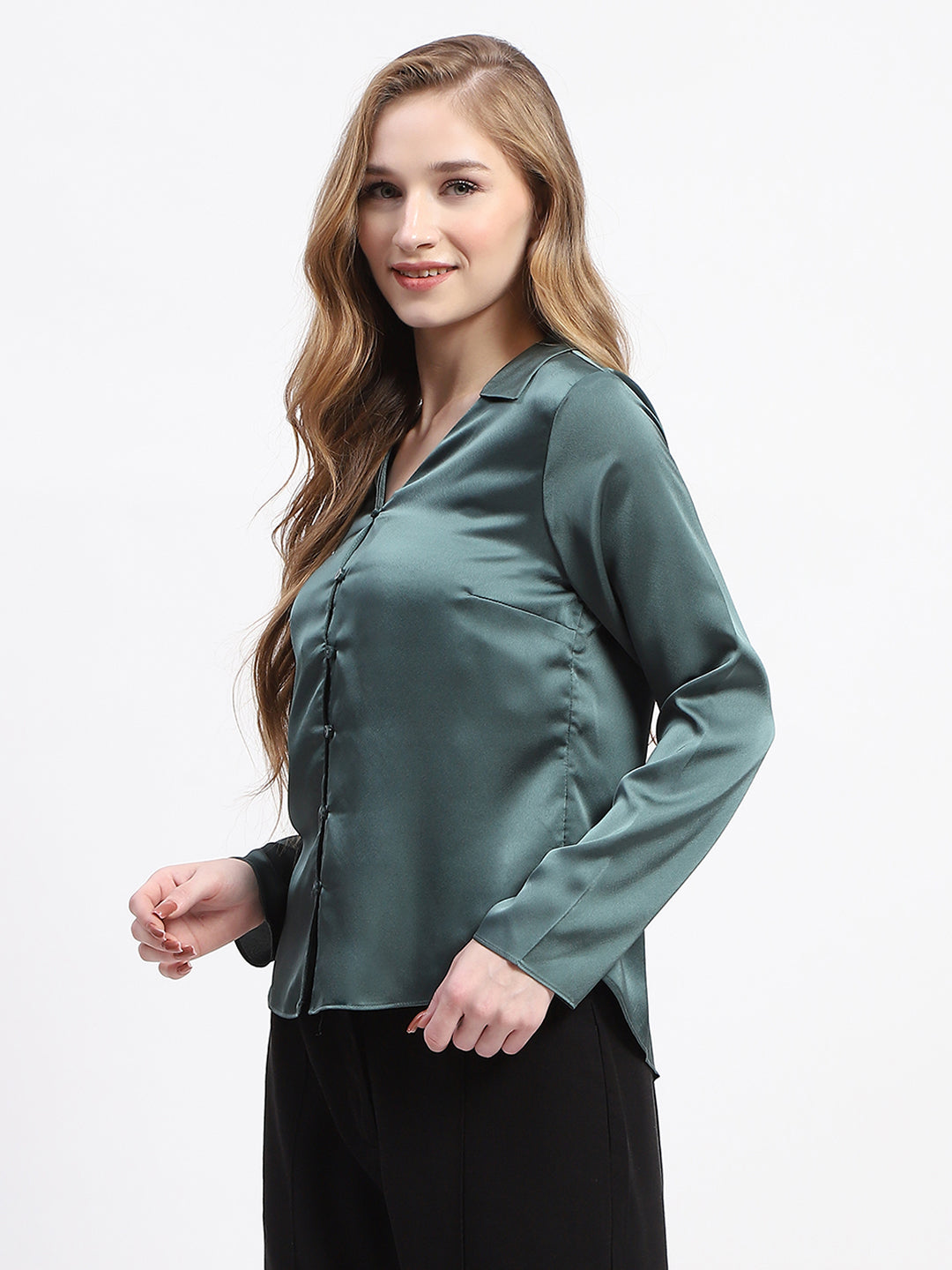 Madame Ladies Western Top F/S M4W18701 054 Jade