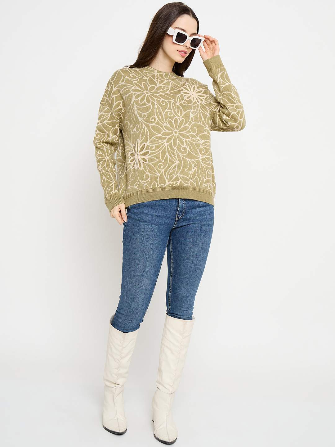 Madame Ladies Western Woolen Top M5W17185 135 Pista