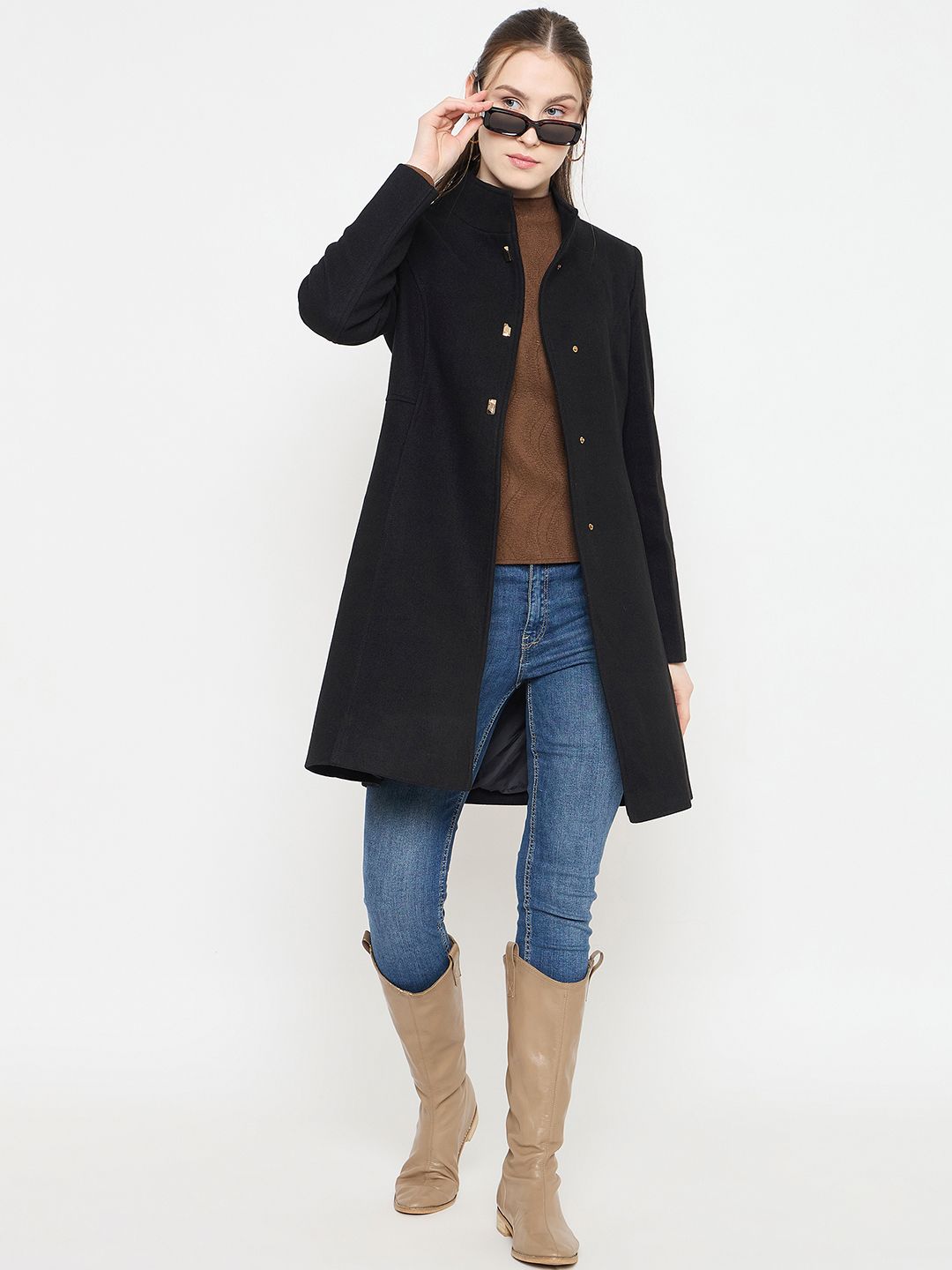 Madame Ladies Western Long Coat M5W20152 002 Black