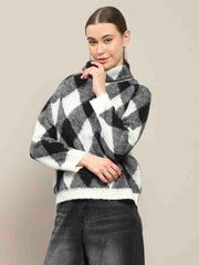 Madame Ladies Western Woolen Top M4W17248 002 Black