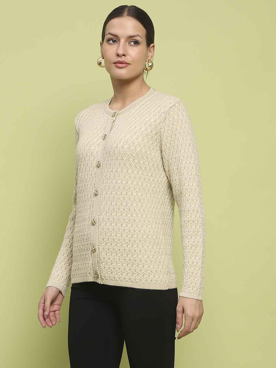 Madame Ladies Western Cardigan M4W70062 001 Beige