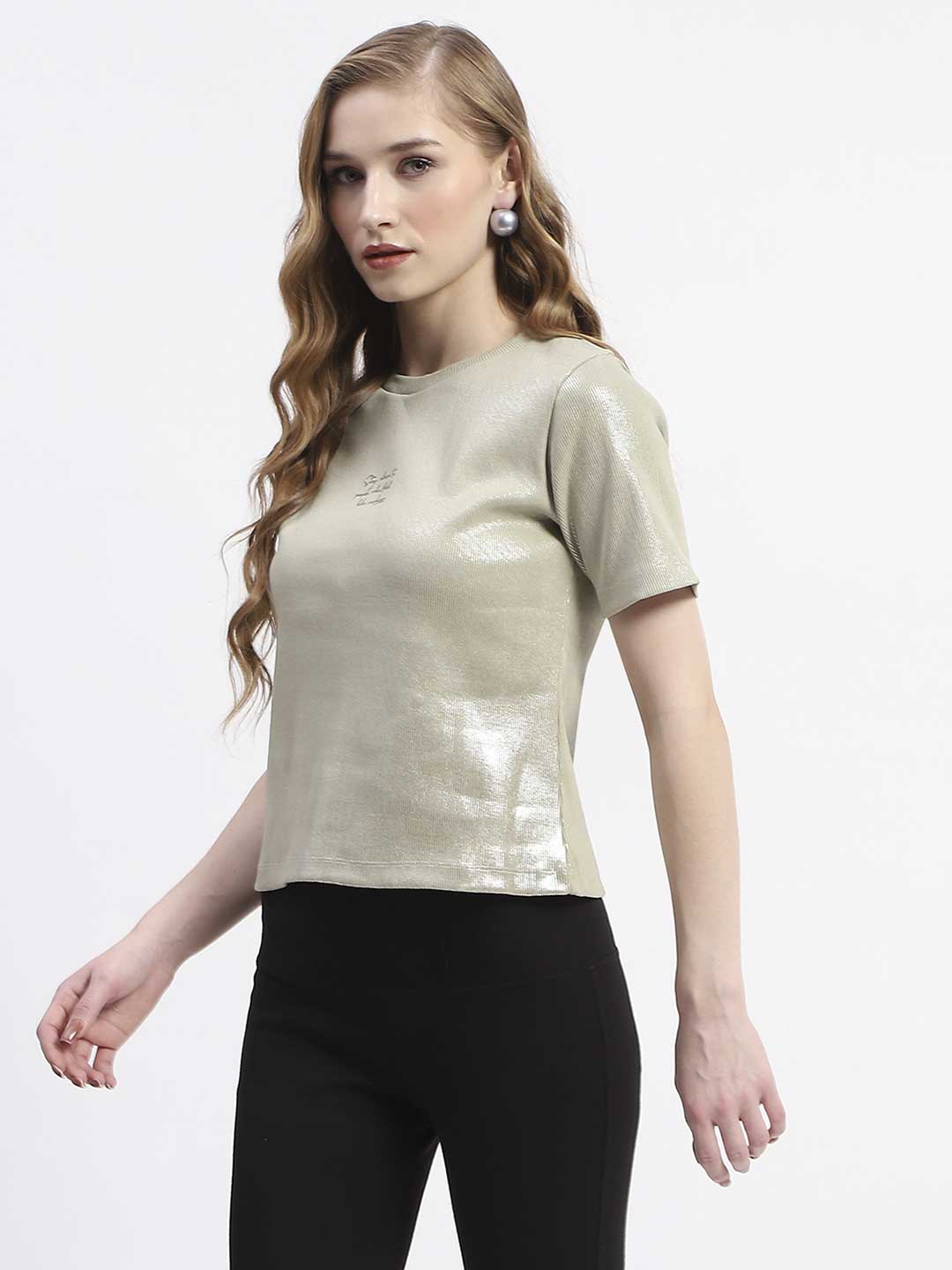 Madame Ladies Western Top F/S M4W11239 1236 Pear Green