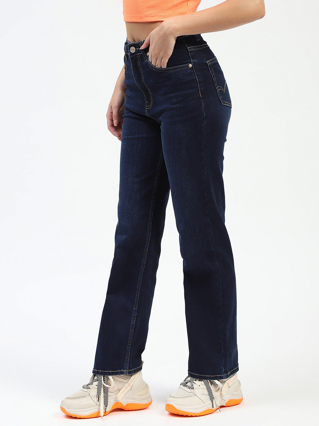 Madame Ladies Western Jeans M4W24150 386 Dark Blue