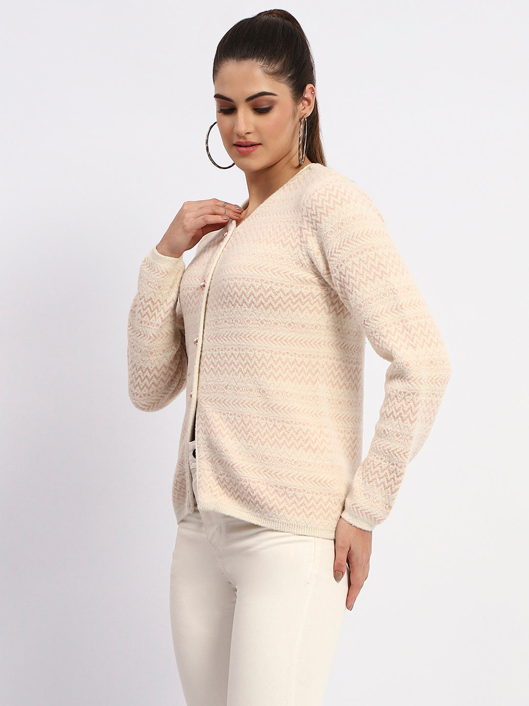 Madame Ladies Western Cardigan M3W70018 030 Peach