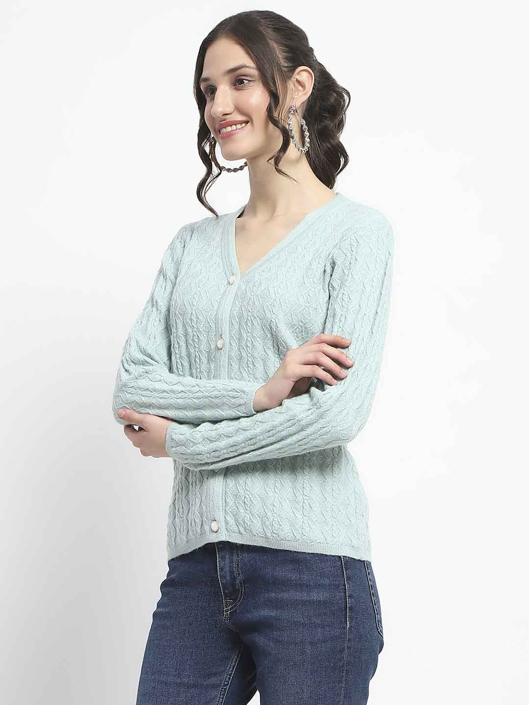 Madame Ladies Western Cardigan M4W70027 042 Mint