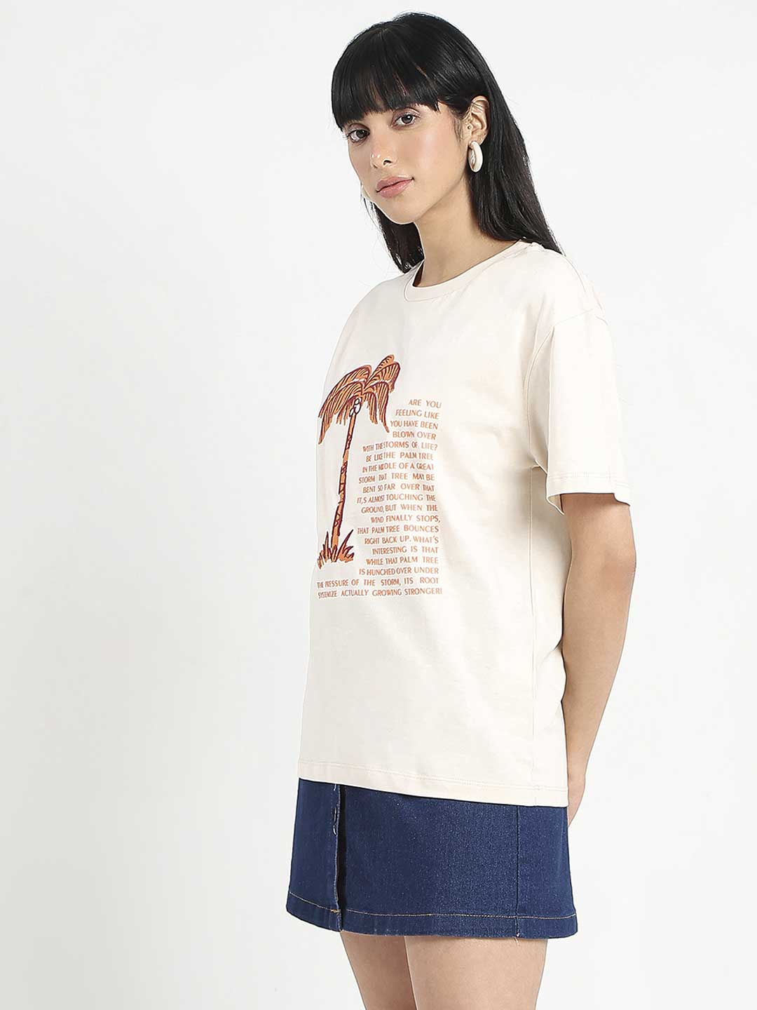 Madame Ladies Western Top H/S M5S11204 001 Beige