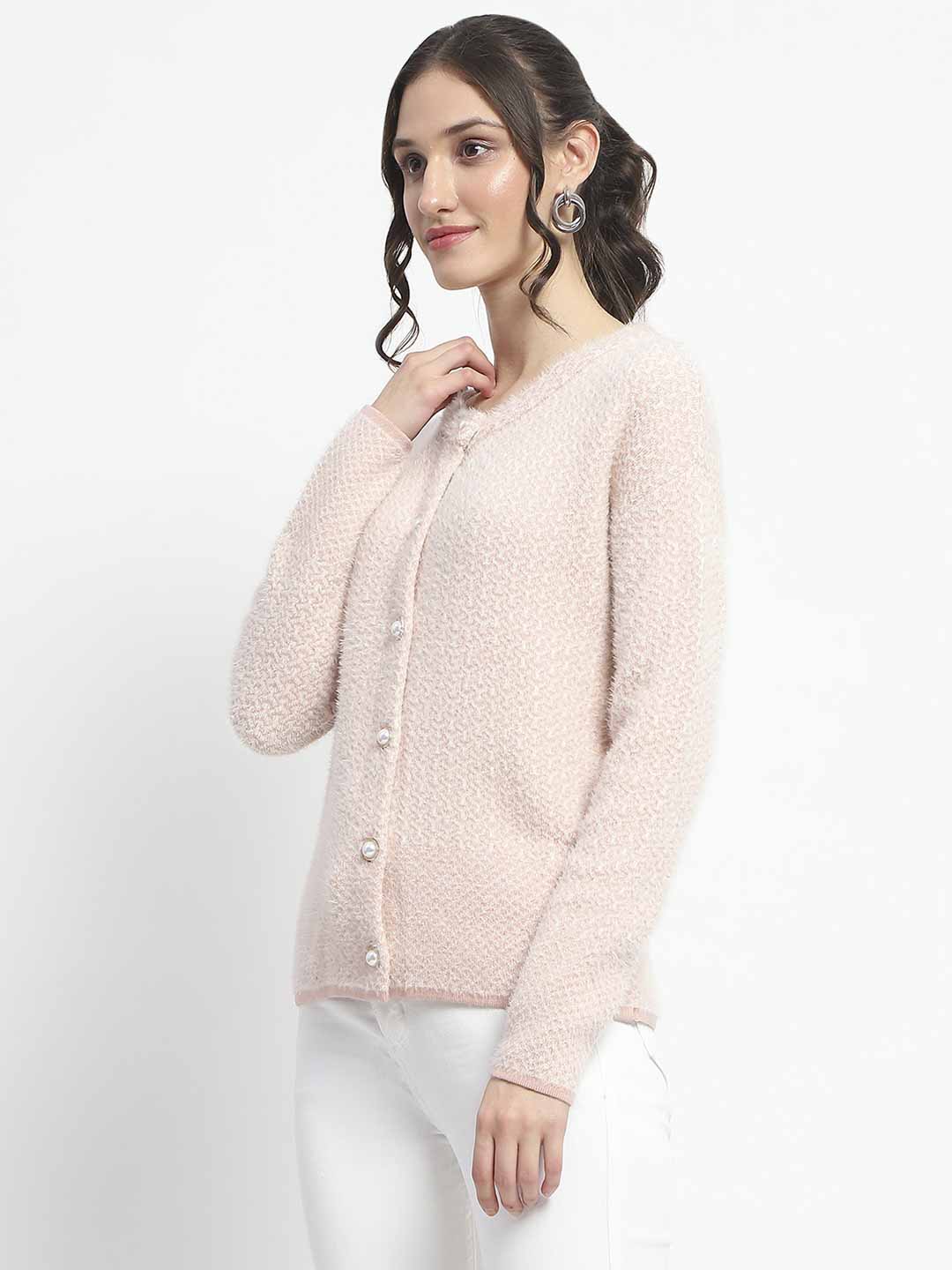 Madame Button Down Beige Cardigan