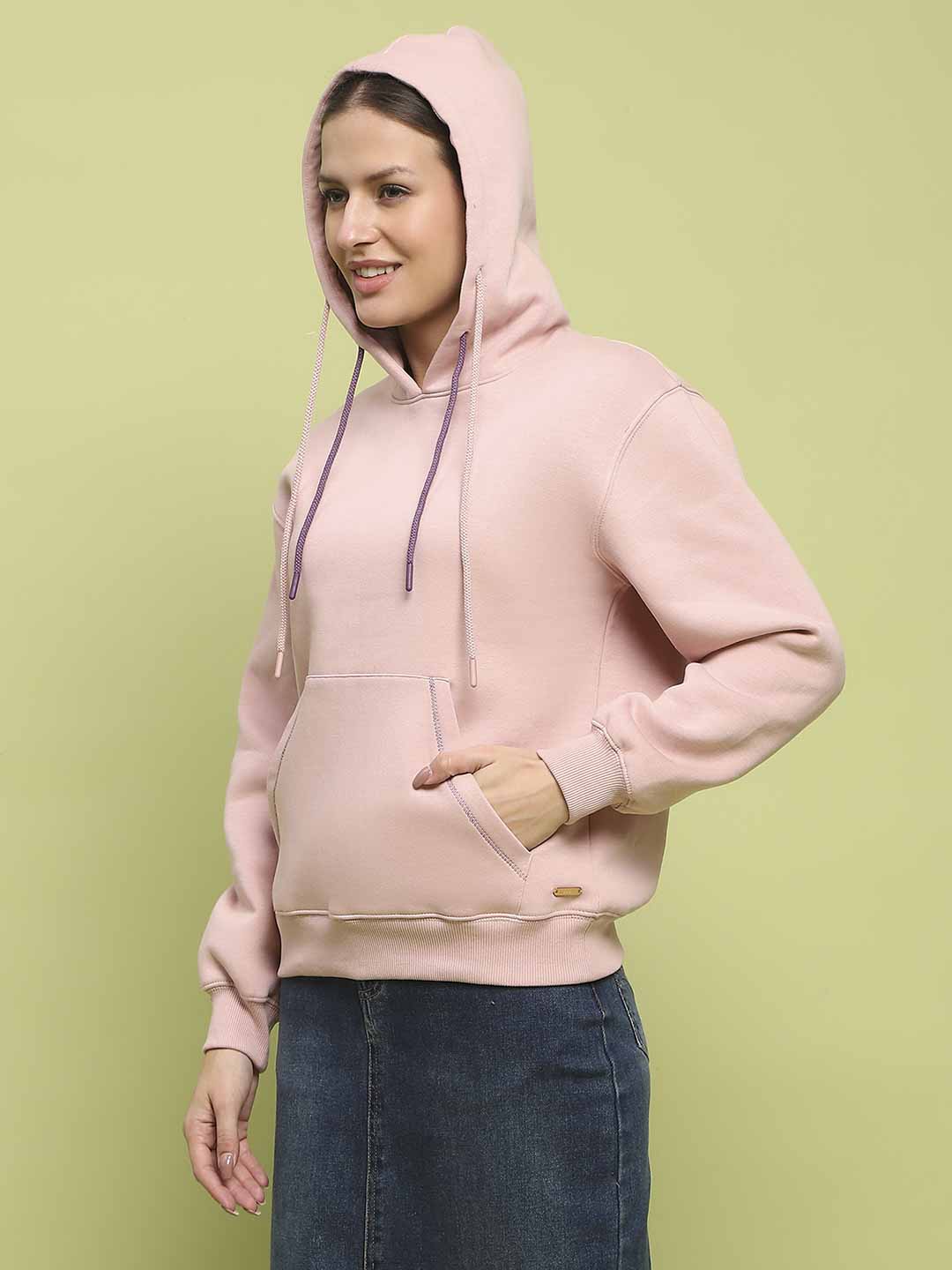 Madame Ladies Western Sweat Shirt M4W22421 575 Dusty Pink