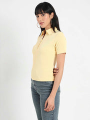 Madame Ladies Western Top H/S M5S11005 044 Yellow