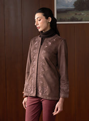 LAKSHITA LADIES WESTERN JACKET F0502 13 BROWN
