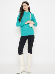 Madame Ladies Western Woolen Top M3W17299 066 Peacock