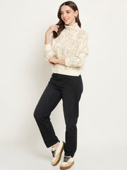 Madame Ladies Western Woolen Top M5W17152 1 Off White