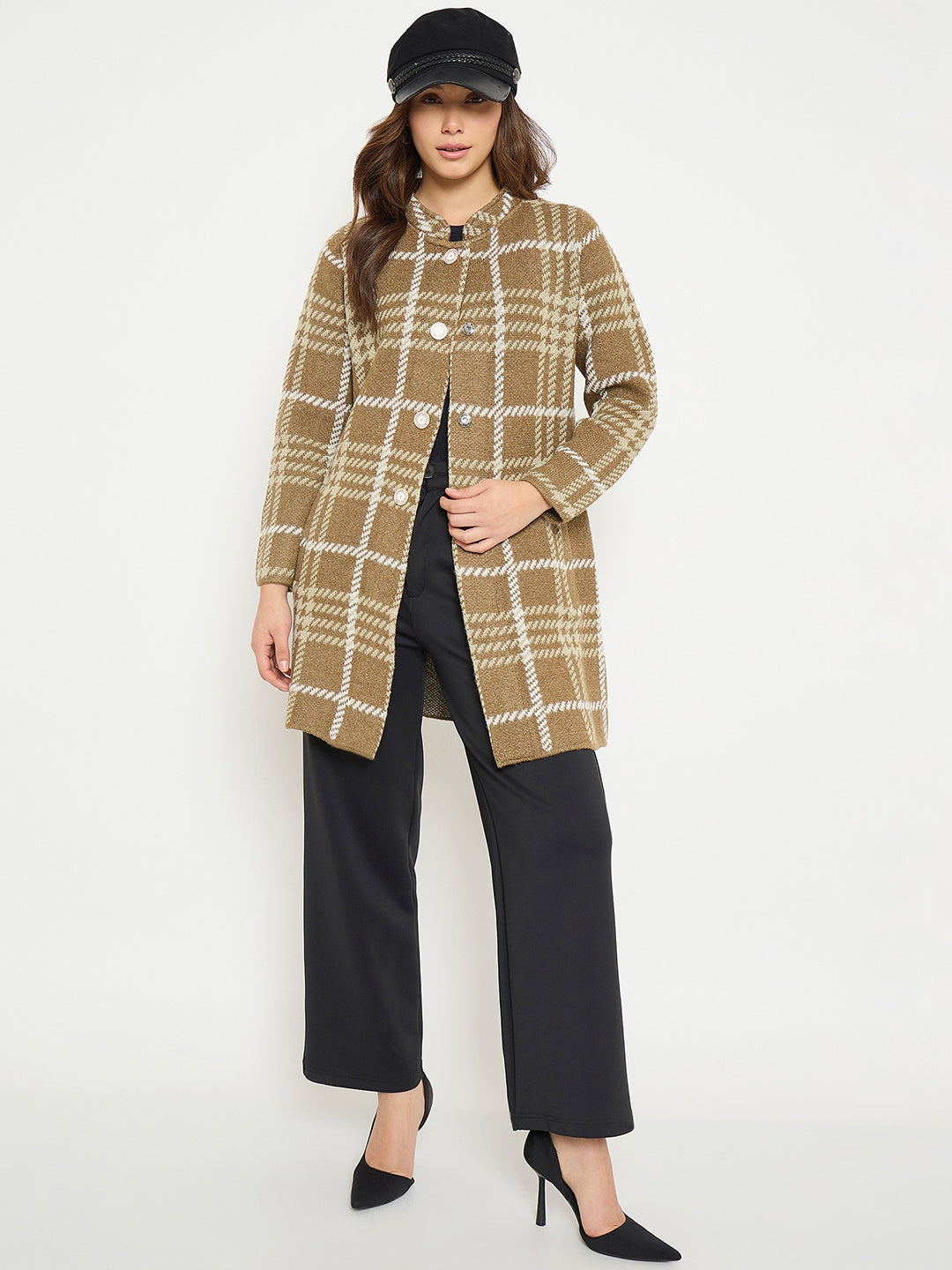 Madame Ladies Western Cardigan M5W70507 053 Khaki
