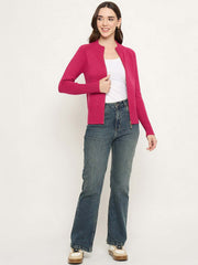 Madame Ladies Western Woolen Top M5W17010 012 Fuschia