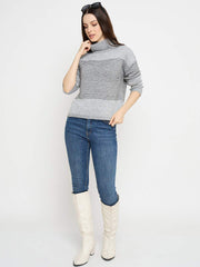 Madame Ladies Western Woolen Top M5W17161 095 Grey