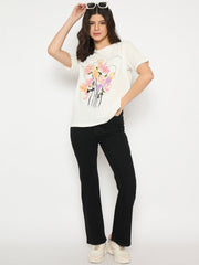 Madame Ladies Western Top H/S M4S11274 040 White