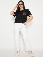 Madame Ladies Western Jeans M5S24121 040 White