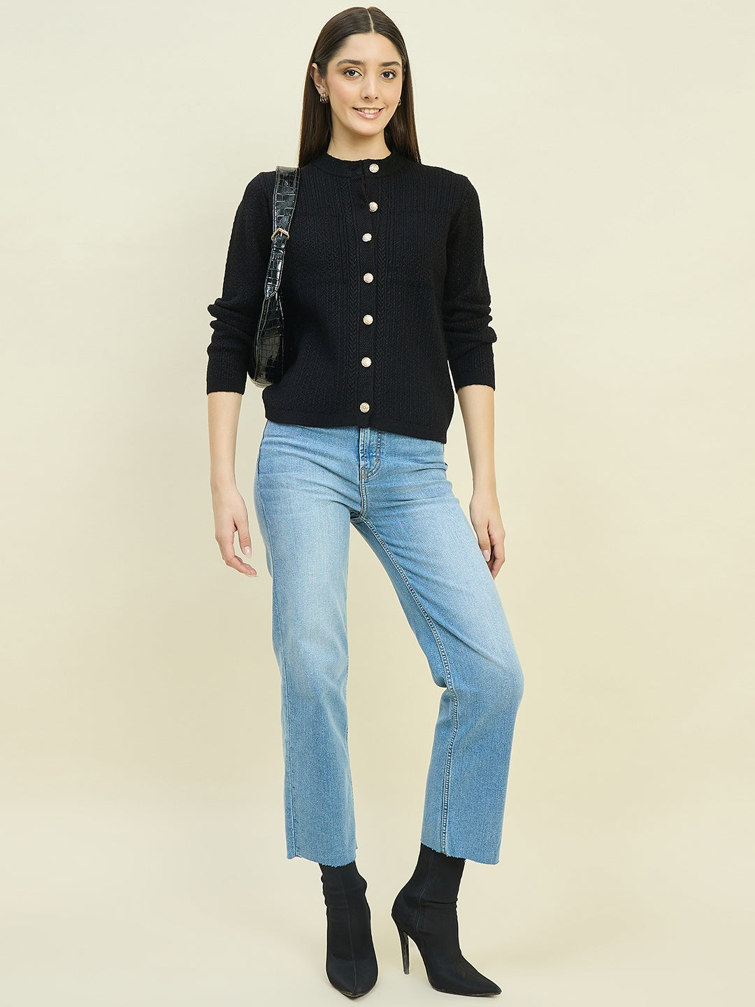 Madame Ladies Western Cardigan M5W70046 002 Black