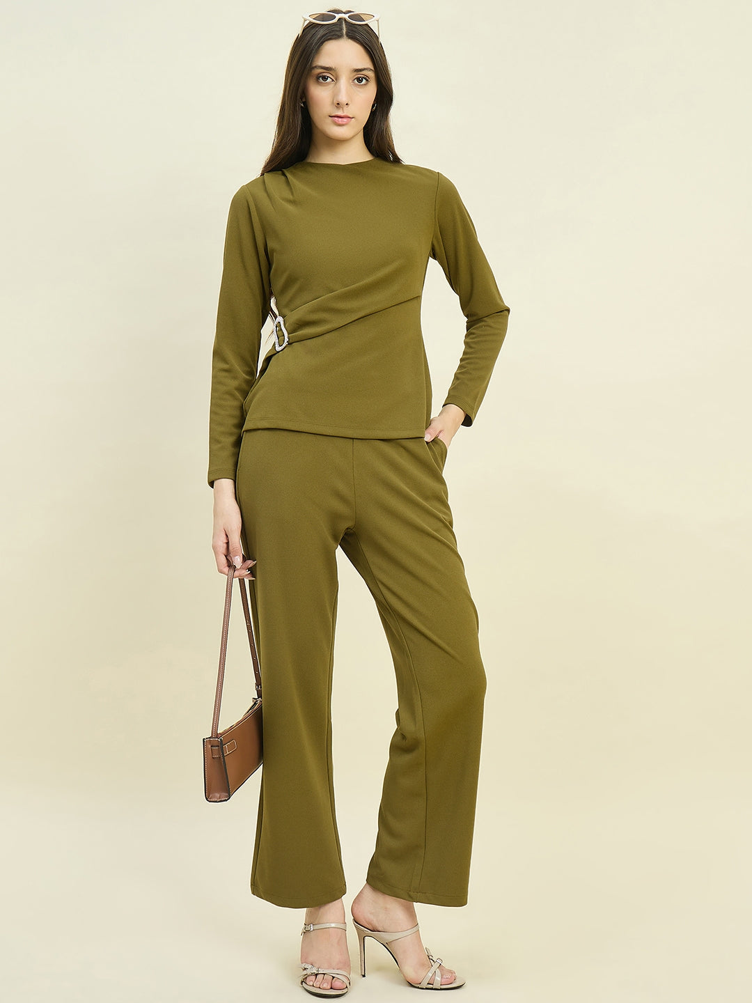 Madame Ladies Western W Cord Set M5W34077T 29 Olive