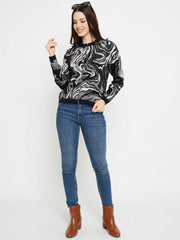 Madame Ladies Western Woolen Top M3W17129 002 Black