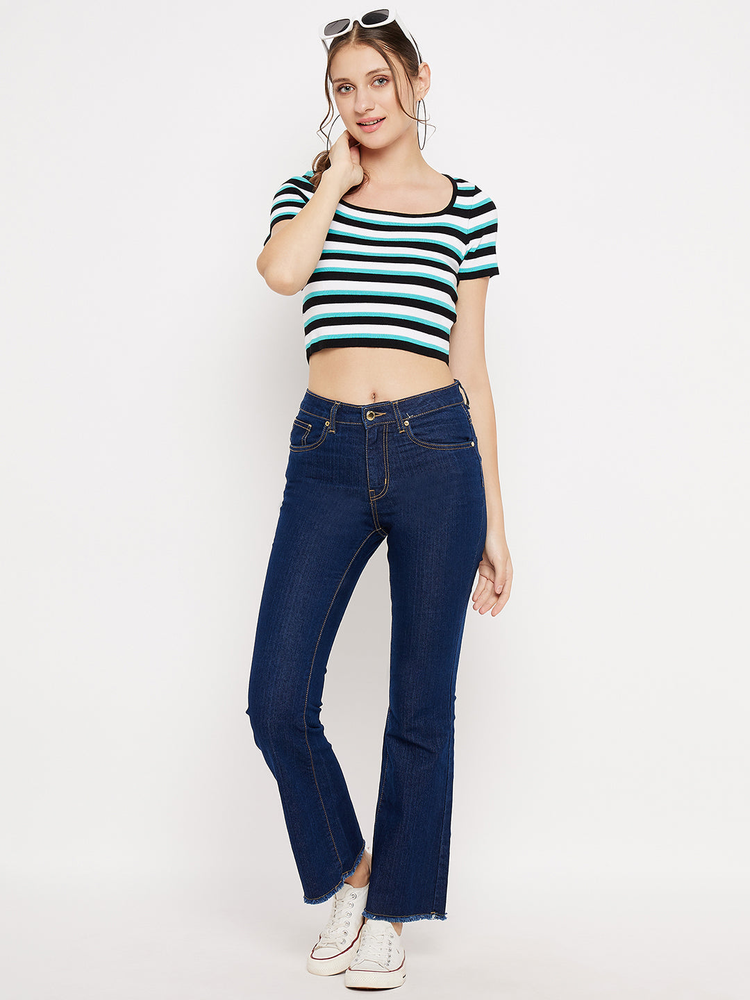 Madame Ladies Western Jeans M3S24277 386 Dark Blue