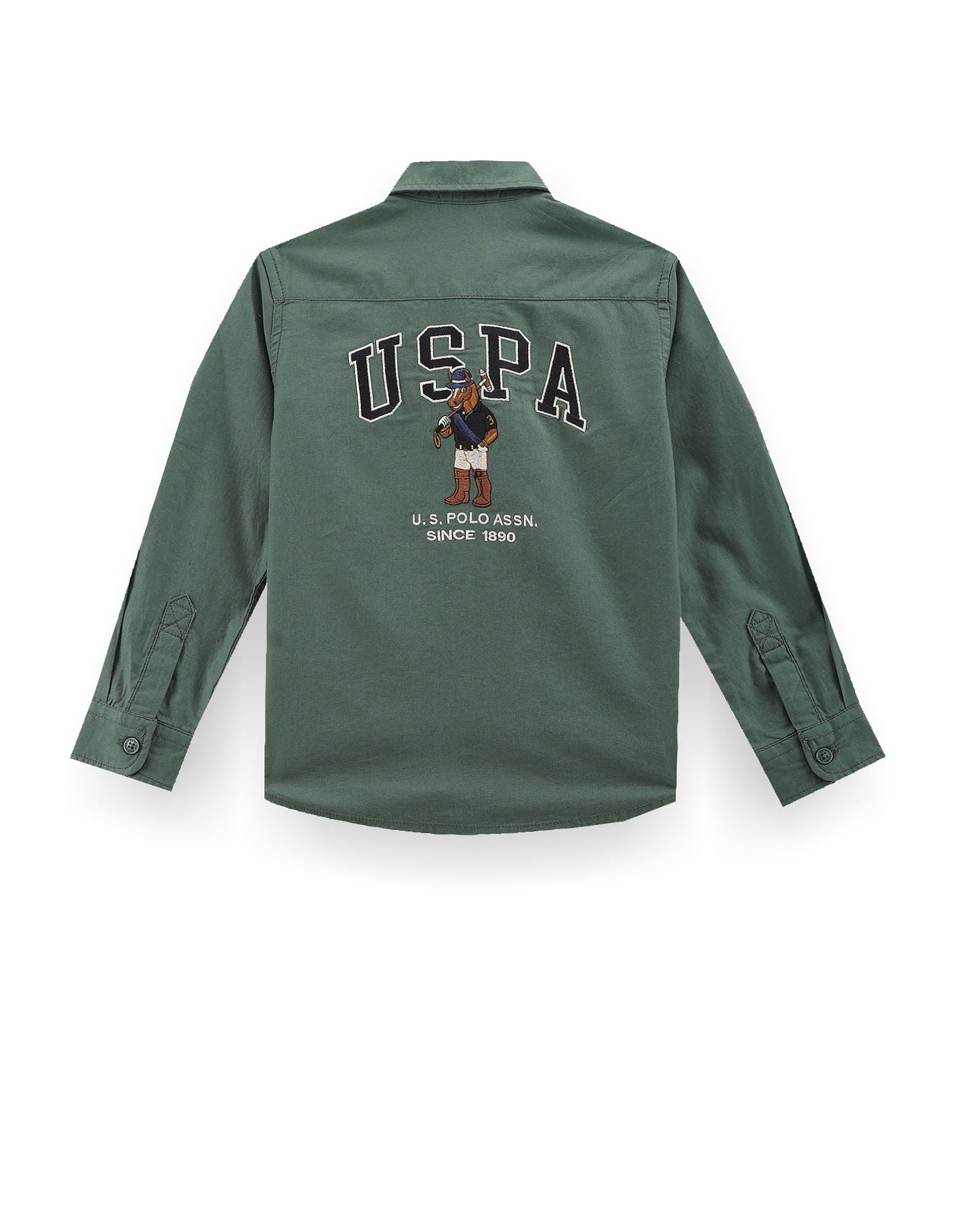 U.S.POLO KIDS BOYS SHIRT F/S UKSHT0667