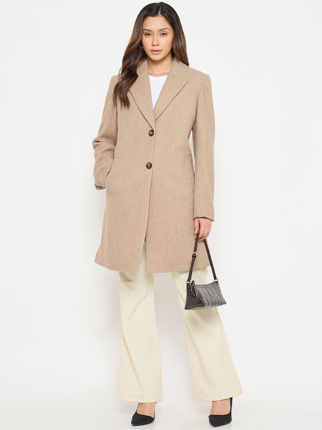 Madame Ladies Western Long Coat M5W20129 001 Beige