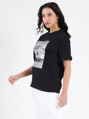 Madame Ladies Western Top H/S M5S11263 002 Black