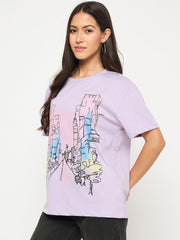 Madame Ladies Western Top H/S M5S11254 223 Lilac