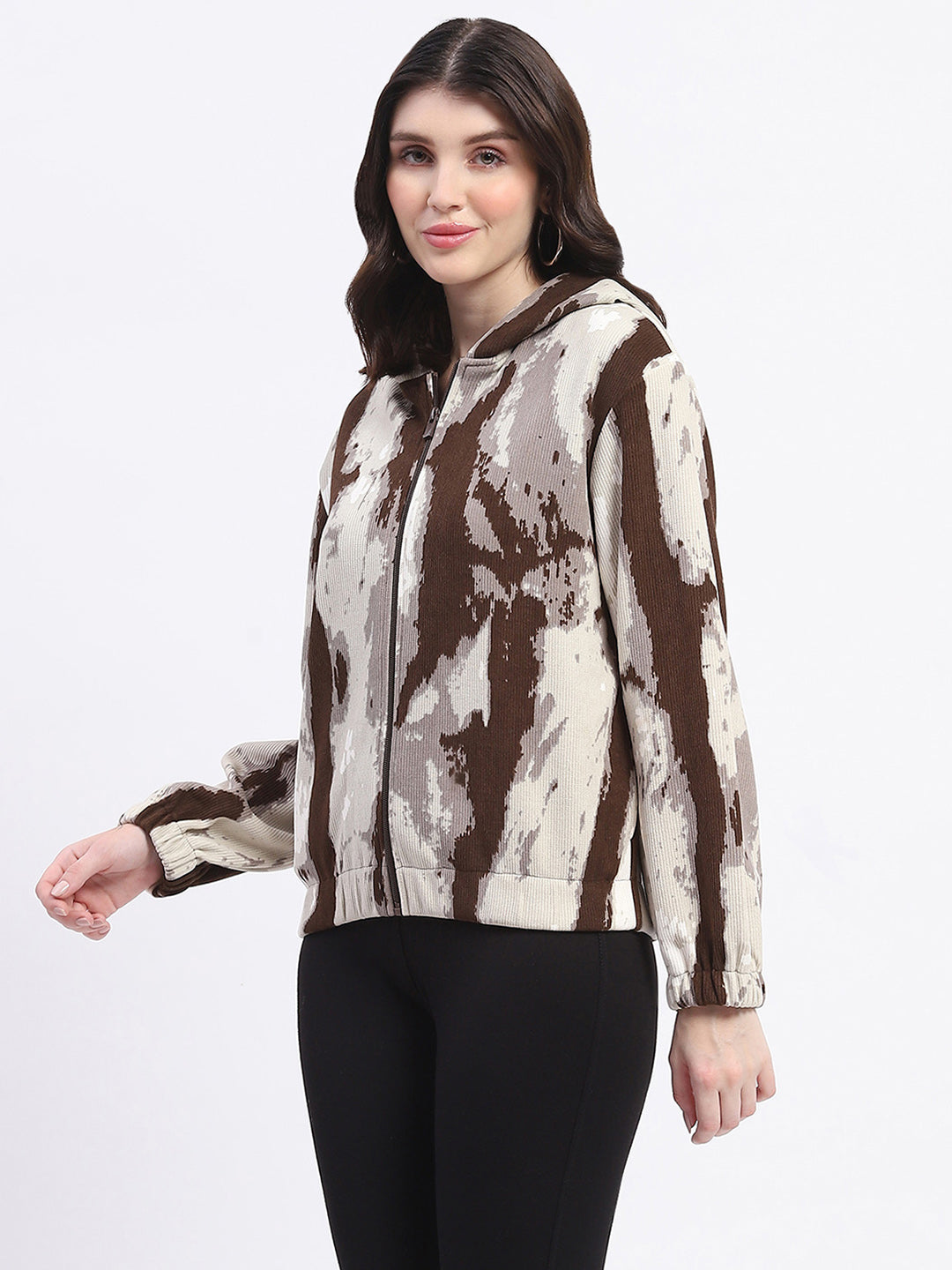 Madame Ladies Western Sweat Shirt M4W22801 004 Brown