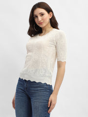 Madame Ladies Western Top H/S M4S16008 001 Beige