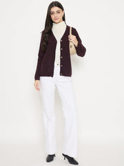 Madame Ladies Western Cardigan M4W70014 004 Brown