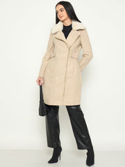 Madame Ladies Western Long Coat M5W20158 1 Off White