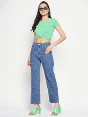 Madame Ladies Western Jeans M3S24261 003 Blue