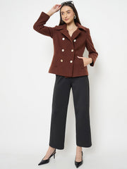 Madame Ladies Western Short Coat M5W20526 004 Brown
