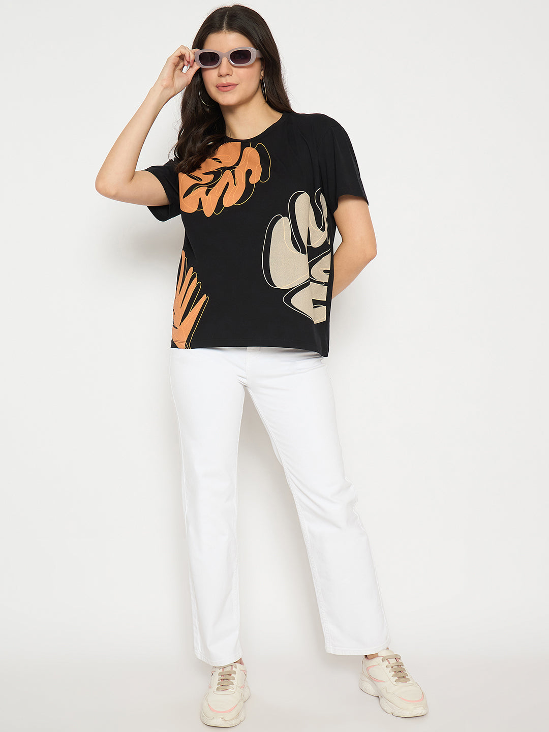 Madame Ladies Western Top H/S M5S11213 002 Black