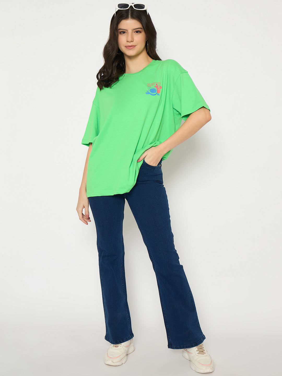 Madame Ladies Western Top H/S M5S11283 014 Green
