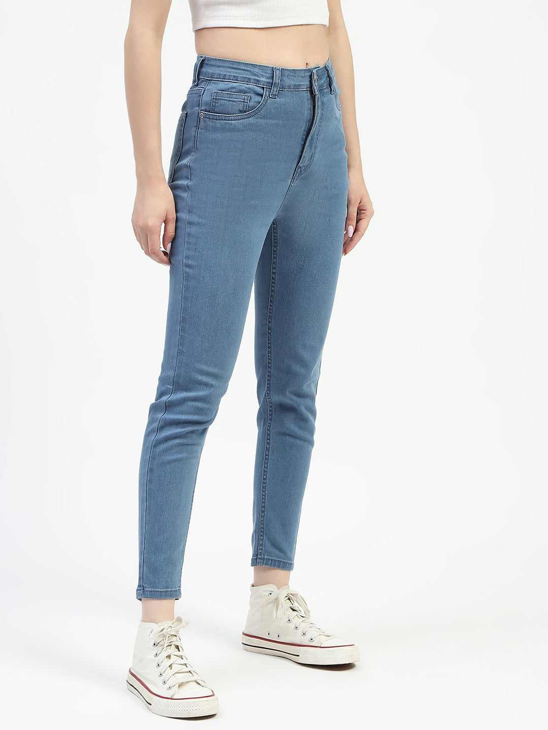 Madame Ladies Western Jeans M4W24022 1281 Mid Blue