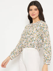 Madame Ladies Western Top H/S M4S18512Pn 106 Multicolour